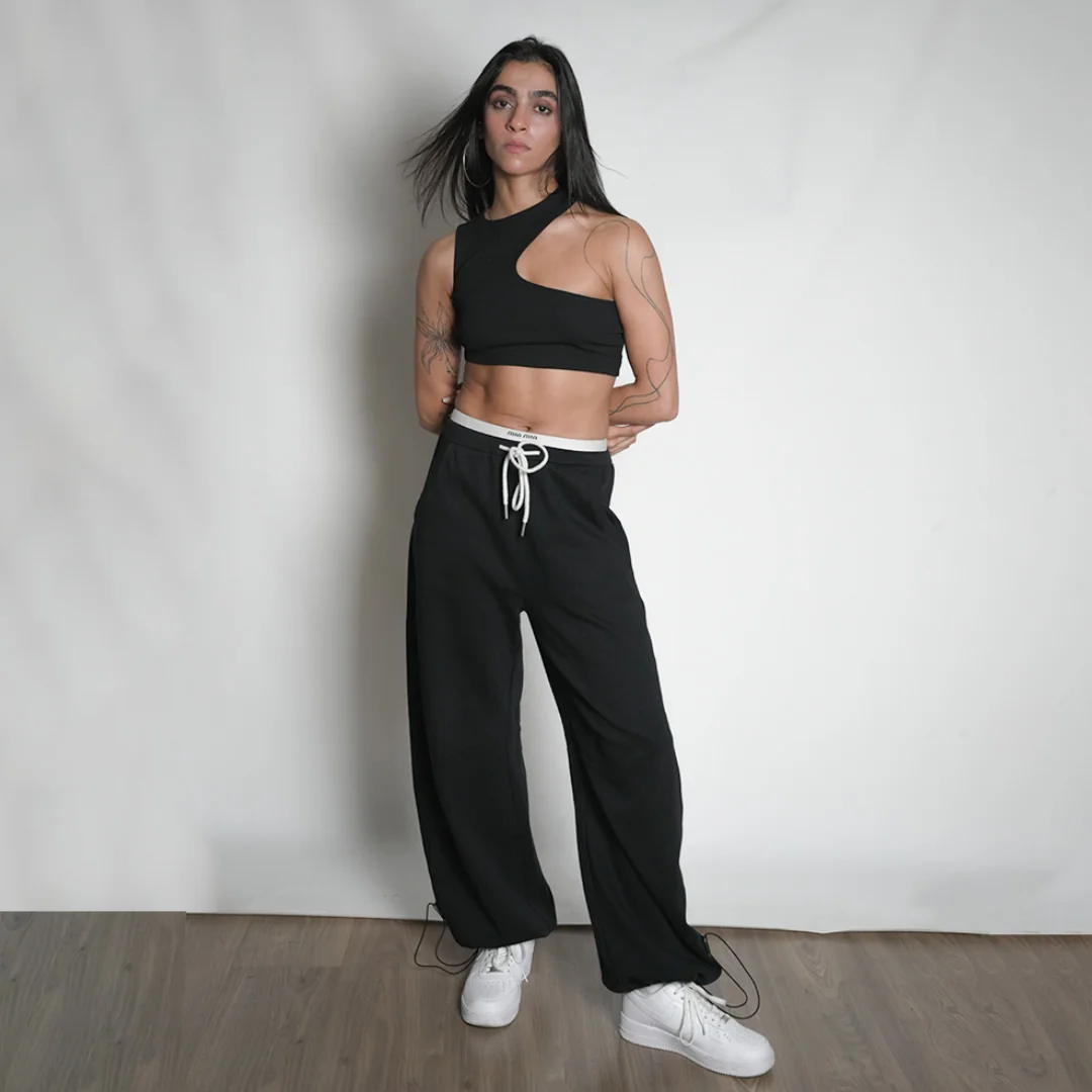 ASYMMETRICAL CROP TOP — 5