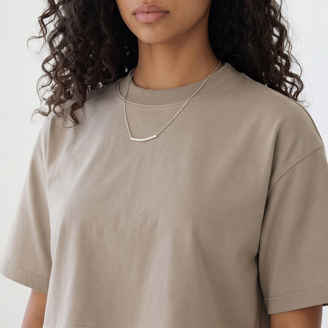ESSENTIALS CROP SHIRT — 3