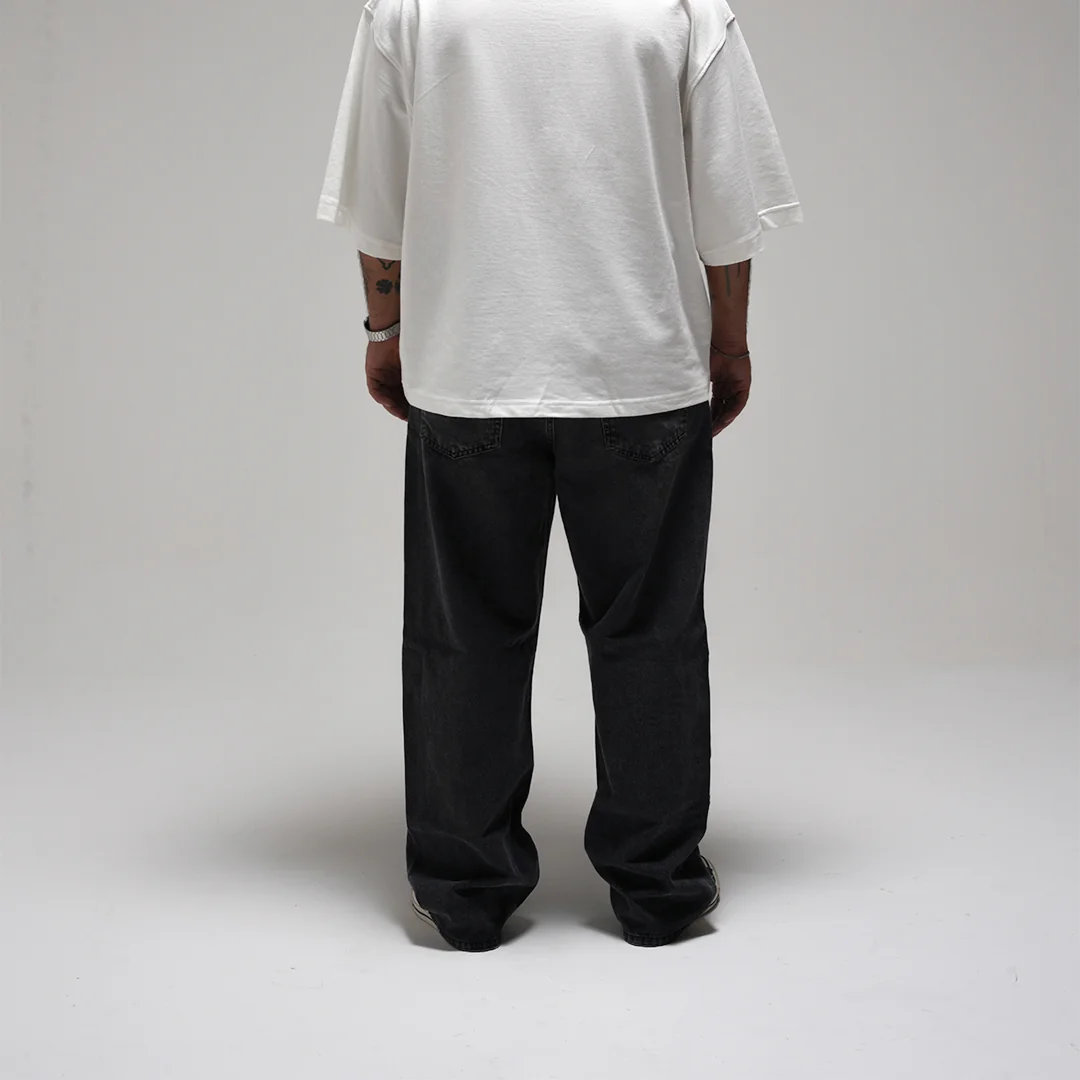 GRAY DENIM PANTS — 4