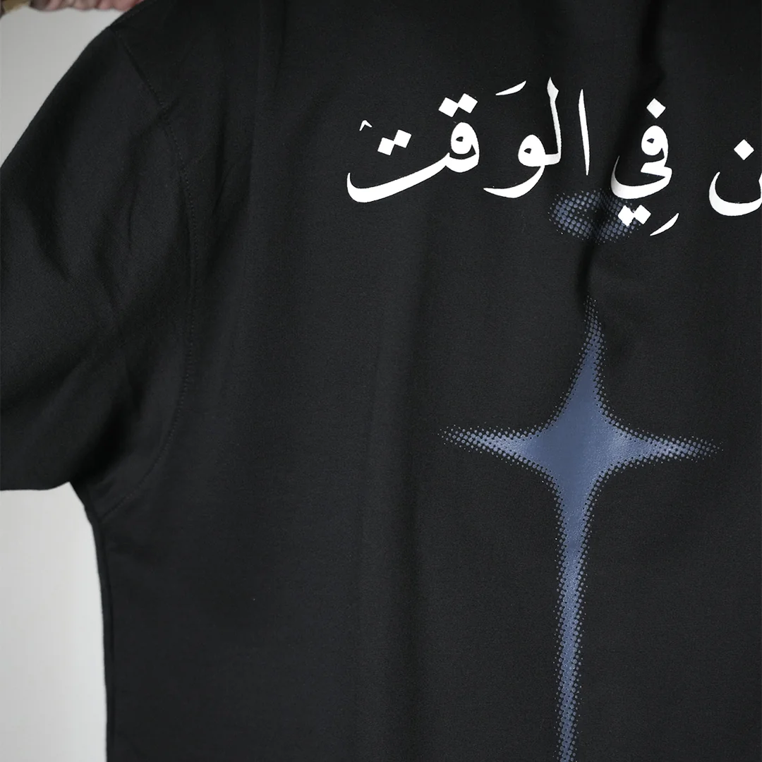 TYPOGRAPHY BLACK TEE — 2