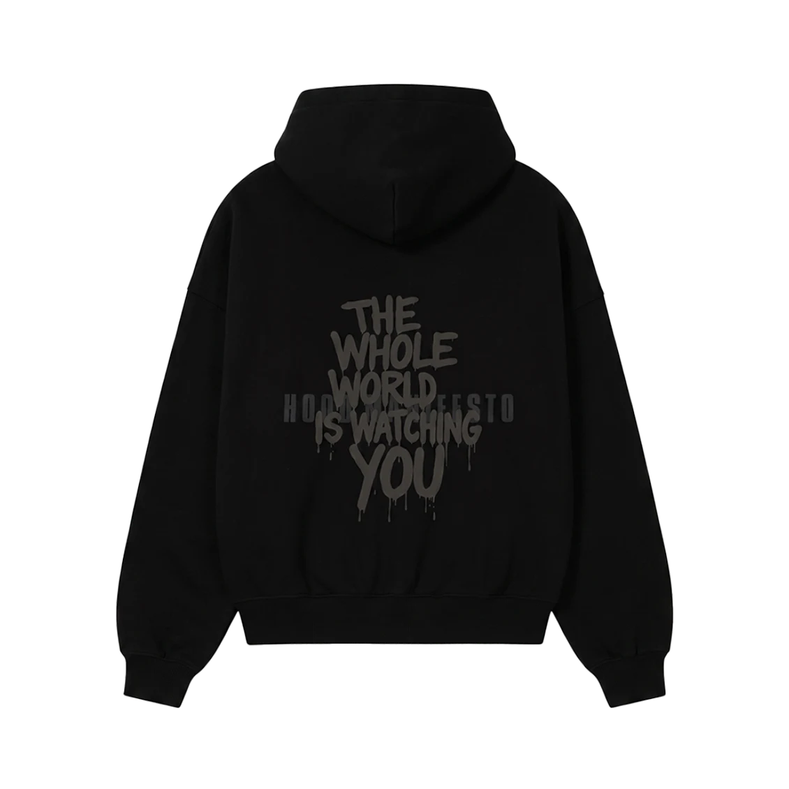 STATEMENT BLACK HOODIE — 5