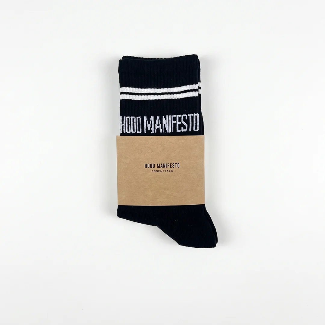 BLACK & WHITE SOCKS — 1