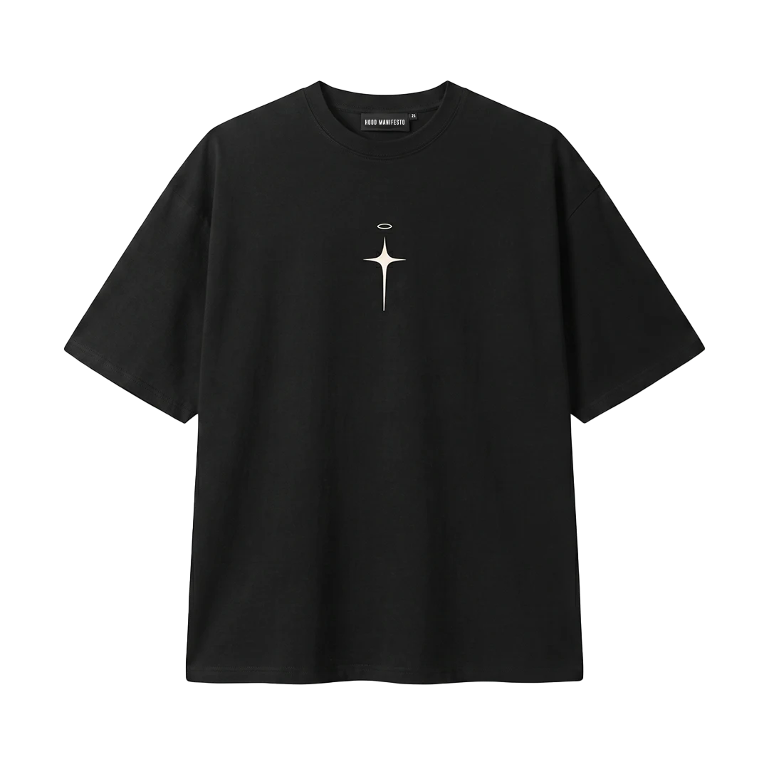 ALWAGHT BLACK TEE — 1