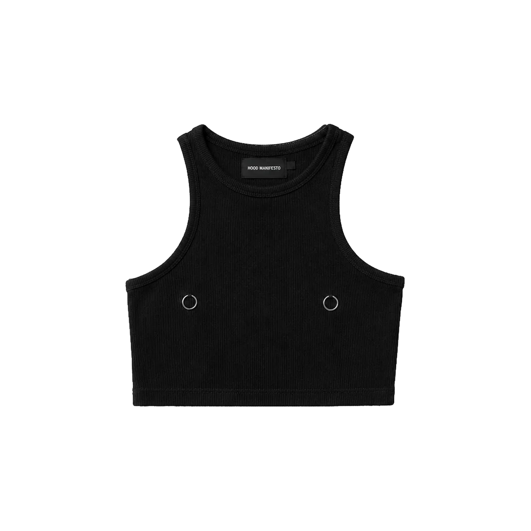 NIPPLE PIERCING CROP — 1